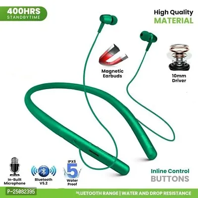 Bluetooth Gaming Headset  (Lite Green, Enhanced Bass, TF Card Support, Immersive LED Lights, I