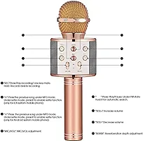 Wireless Bluetooth Mic For Singing And Entertainment Karaoke Microphone Bluetooth Speaker For Music-thumb2