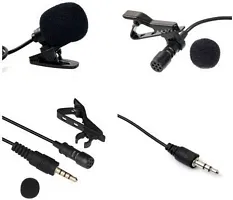 Mic 3.5mm Clip Collar Mic For Youtube, Collar Mike For Voice Recording, Smartphones, Camera, Mic Kit For Phone Jack Earphone Type Mic Microphone-thumb2