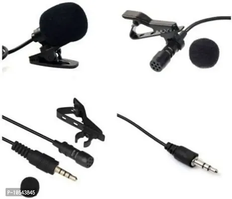 New Trendy Professional Lavalier Lapel Collar Condenser Microphone For 3.5mm Jack Android Smartphones And Cameras, Recording Mic For Singing, Youtube Content Creation-thumb3