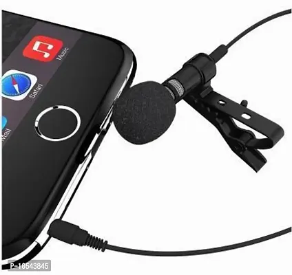 New Trendy Professional Lavalier Lapel Collar Condenser Microphone For 3.5mm Jack Android Smartphones And Cameras, Recording Mic For Singing, Youtube Content Creation-thumb2