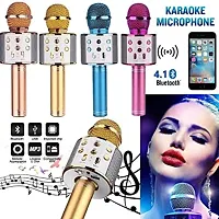 Wireless Bluetooth Mic For Singing And Entertainment Karaoke Microphone Bluetooth Speaker For Music-thumb1