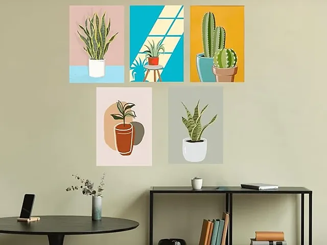 Minimal Aesthetic Poster for Room Decoration Set of 5