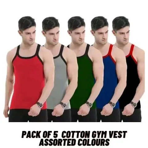 Cotton Gym Vests Combo