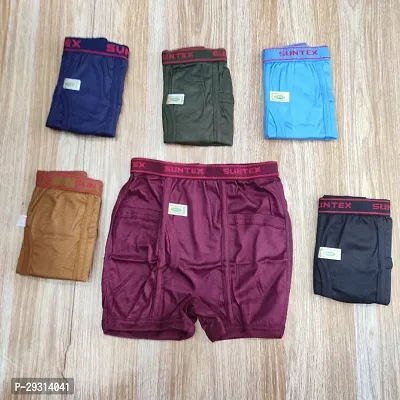 Reliable Cotton Multicolored Mens Trunk, Pack Of 6