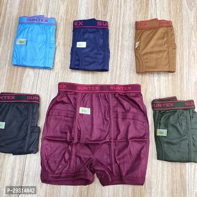 Reliable Cotton Multicolored Mens Trunk, Pack Of 6