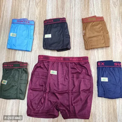 Reliable Cotton Multicolored Mens Trunk, Pack Of 6