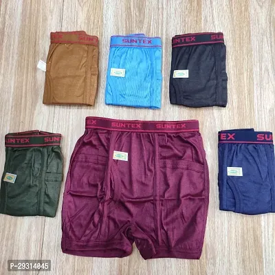 Reliable Cotton Multicolored Mens Trunk, Pack Of 6