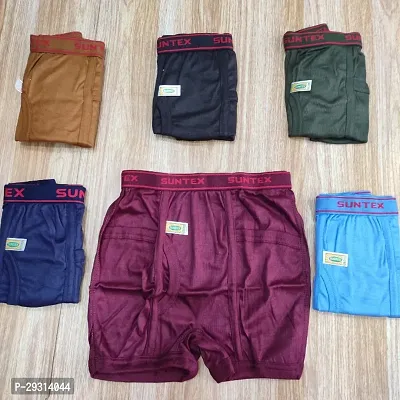 Reliable Cotton Multicolored Mens Trunk, Pack Of 6