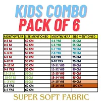 Reliable Cotton Multicoloured Underwear For Kids, Pack Of 6-thumb1