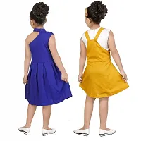 SMARTBAZAR Girl?s Dress | Kids PartyWare | Fancy | Party Ware | Multi Coloured | Pack of 2 |-thumb2