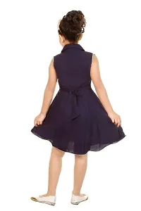 Smartbazar Girl's Pretty Frocks | Kids Casual | Dress | Partyware | (Blue)-thumb2