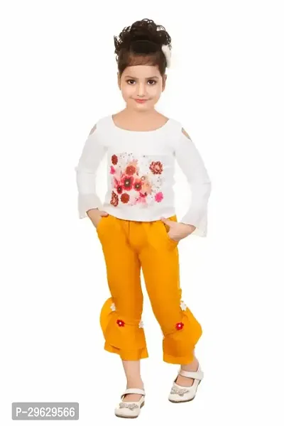 Stylish White Cotton Blend Dresses For Girls