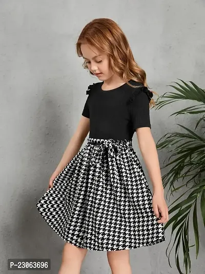 Baby Girls Party(Festive) frock With belt-thumb2