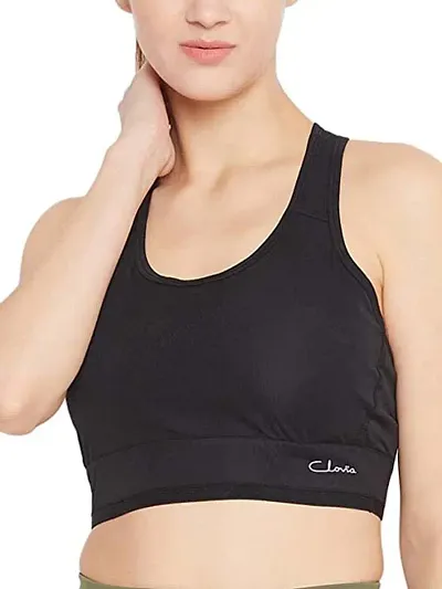 Buy ENVIE Women's Molded Cotton Sports Bra/Full Coverage, Non-Padded,  Non-Wired, T-Shirt Type Bra/Workout/Yoga Ladies Inner Wear Daily Use Sports  Bra - Black (XXL) Online at Best Prices in India - JioMart.