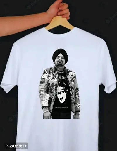 Printed Sidhu Moosewala T-shirt For Men-thumb0