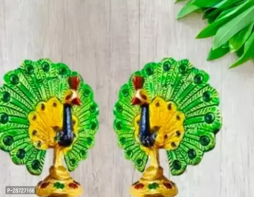 Beautiful Metal Peacock Set Pack Of 2