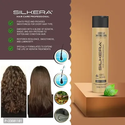 Keratin Smoothing Shampoo For All Hair Types- 300 Ml-thumb5