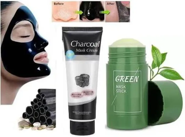 Best Selling Green Tea Stick Masks With Face Essential Combos