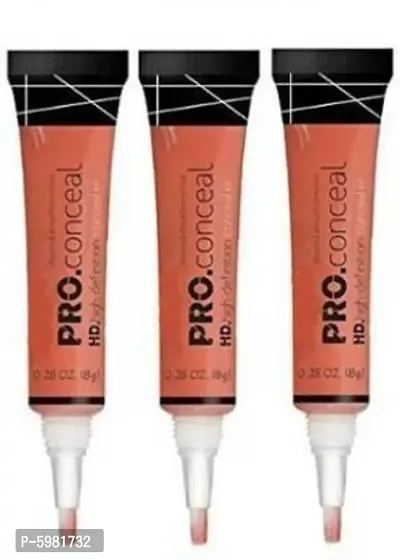 HD Pro Conceal Orange Corrector Concealer set of 3 Concealer (Orange, 24 g) Concealer  (Orange, 24 g)-thumb0