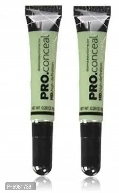 Hd pro Conceal Green (2pcs) Concealer (16 g) 8Gm Each Concealer  (Green, 16 g)-thumb0