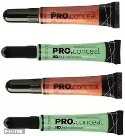 HD PRO pro conceal 2 Orange  2 Green Concealer  (Orange, Green, 8 ml)-thumb0