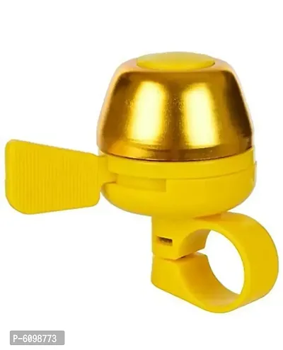 Bell for Any Cycle - Handlebar Bell with ultra Loud Sound Bell Bell  (Yellow)-thumb0