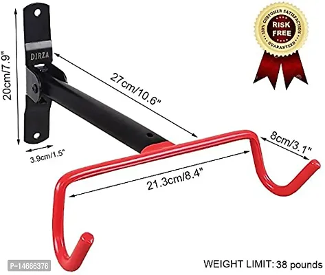 Cycle Wall Mount Stand - Bike Wall Hanger at Home on Wall Wall Hanger for Bicycle | Space Saving Stand for Cycle (Wall Stand)-thumb2