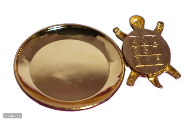 Brass Turtle on Plate