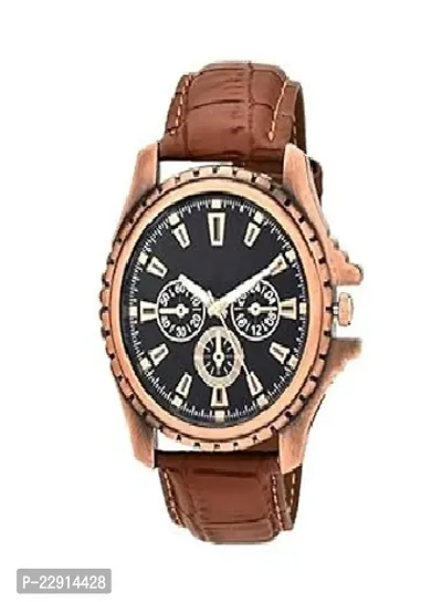 Stylish Men Synthetic Leather Analog Watch pack of 1