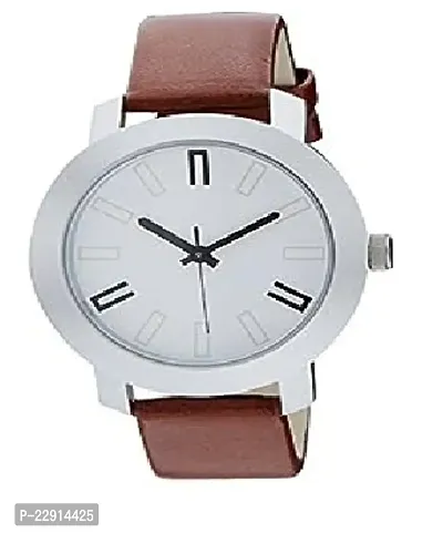 Stylish Men Synthetic Leather Analog Watch pack of 1-thumb0