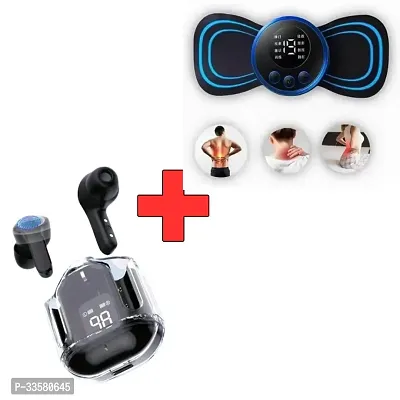 Modern Battery Operated Body Massager with Ear Bud-thumb0