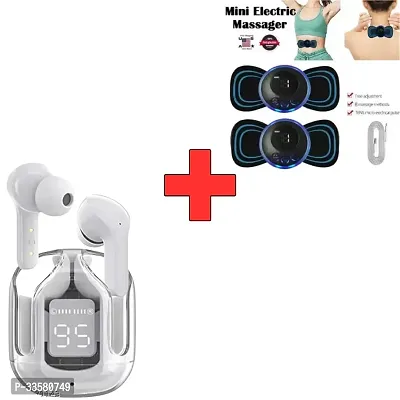 Modern Battery Operated Body Massager with Ear Bud