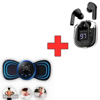 Modern Battery Operated Body Massager with Ear Bud-thumb0