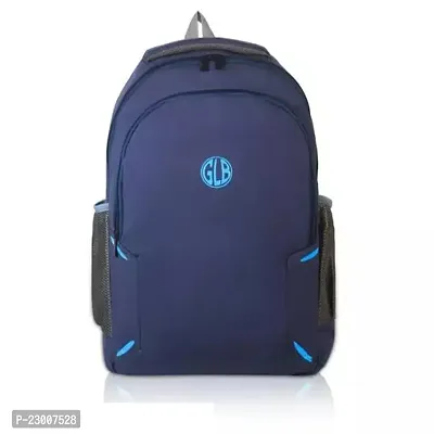 GLB 19 inch 35 L Casual Waterproof Laptop Backpack Office Bag School Bag College Bag Business Bag Unisex Travel Backpack (Blue)-thumb0