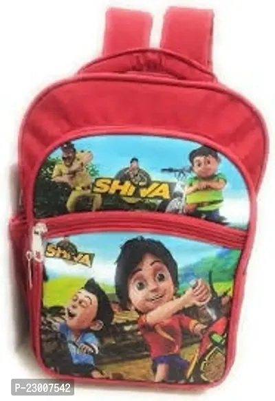 Shiva School Bag for boys  Girls kids for classes - Nursery LKG UKG Prep  1st Waterproof School Bag (red  14 L)  school bags for boys  Girls small size-thumb0