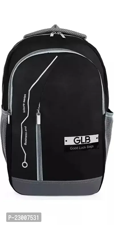 GLB 36 L Casual Waterproof Laptop Backpack Office Bag School Bag College Bag Business Bag Unisex Travel Backpack - Black