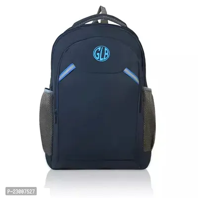 GLB Casual Waterproof Laptop Backpack Office Bag School Bag College Bag Business Bag Unisex Travel Backpack 36 L 19 inch (Navy Blue)
