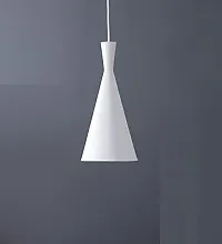 Decorative Hanging Lamp Pendant Lamp Ceiling Light To Decor Home Living Room Bedroom Office Dining Cafe Restaurants Kone Shape White-thumb1