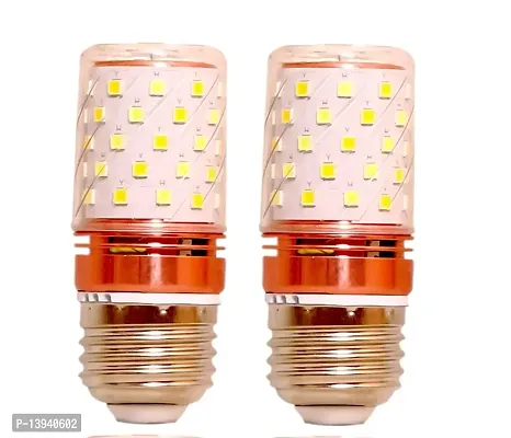 kinis E27 Base/Screw Type 12 Watt MultiColor Bulb for E27 Type Wall Lamps/Hanging Lights/Chandeliers, Natural White/White/Warm White, Pack of 2-thumb0