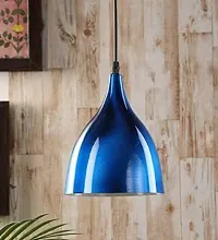 kinis Decorative Hanging Lamp/Pendant Lamp/Ceiling Light to D?cor Home/Living Room/Bedroom/Office/Dining/Cafe/Restaurants, Plain 6 Inch, Blue-thumb1