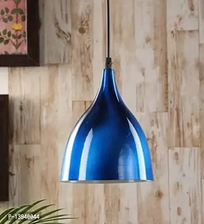 kinis Decorative Hanging Lamp/Pendant Lamp/Ceiling Light to D?cor Home/Living Room/Bedroom/Office/Dining/Cafe/Restaurants, Plain 6 Inch, Blue-thumb2