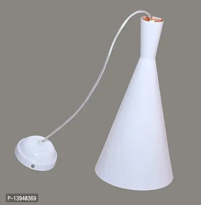 kinis Decorative Hanging Lamp/Pendant Lamp/Ceiling Light to D?cor Home/Living Room/Bedroom/Office/Dining/Cafe/Restaurants, Tulif Shape, White-thumb4