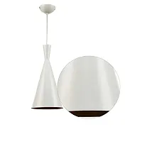 Decorative Hanging Lamp Pendant Lamp Ceiling Light To Decor Home Living Room Bedroom Office Dining Cafe Restaurants Kone Shape White-thumb4