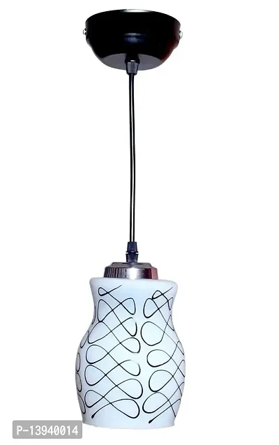 kinis Decorative Hanging Lamp/Pendant Lamp/Ceiling Light to D?cor Home/Living Room/Bedroom/Office/Dining/Cafe/Restaurants, Mudaai, White-thumb2