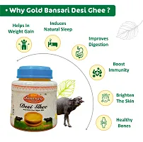 Gold Bansari Premium Pure Desi Buffalo Ghee Better DigestionImmunity 200ML (Pack Of 1)-thumb1