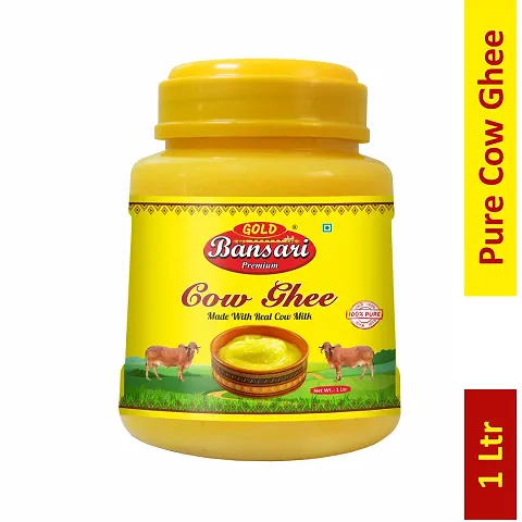 Gold Bansari Premium Pure Desi Cow Ghee Better DigestionImmunity 1 Litre (Pack Of 1)