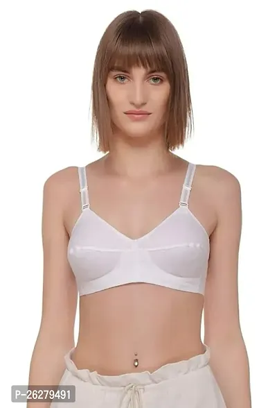 Comfortable Cotton Basic Non Padded Bras For Women-thumb0