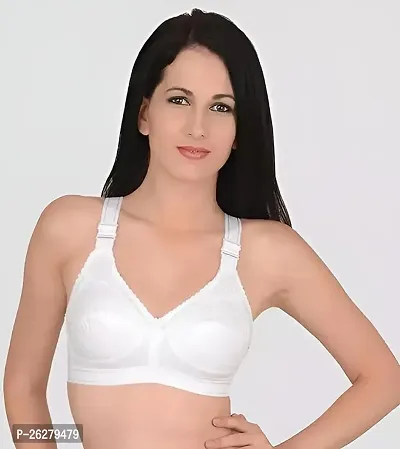 Comfortable Cotton Basic Non Padded Bras For Women-thumb0