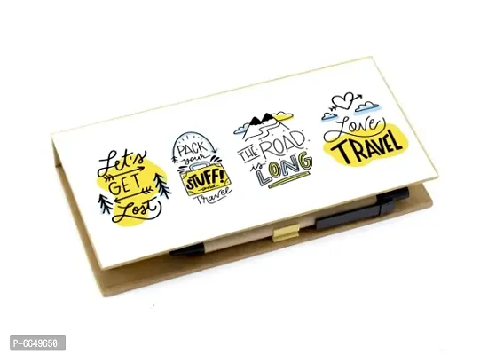 Eco-Friendly Stationary Set with Paper Clips, Stapler, Sticky Notes, Calendar, Pen-thumb0